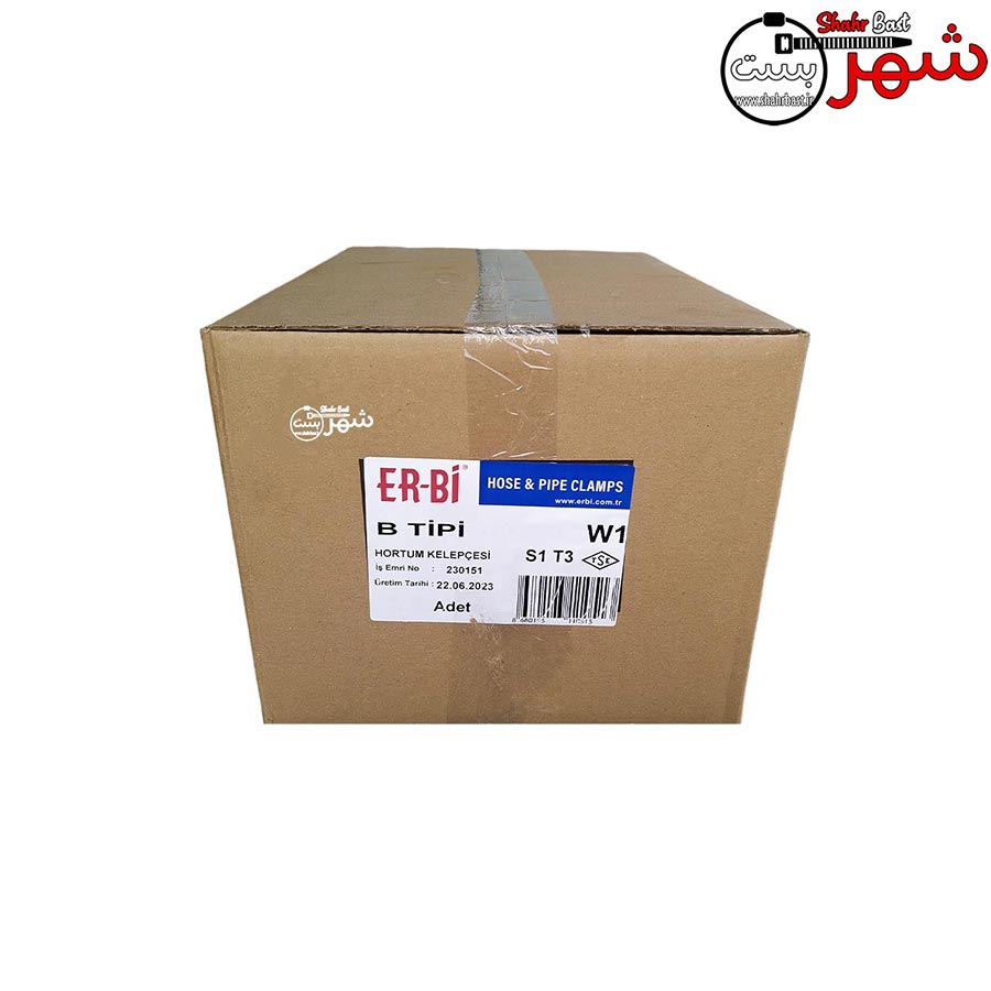 بست شلنگ فلزی پلوس پراید سایز 82_65 | “3.1/4 برند اربی (ER-BI) — تصویر ۵