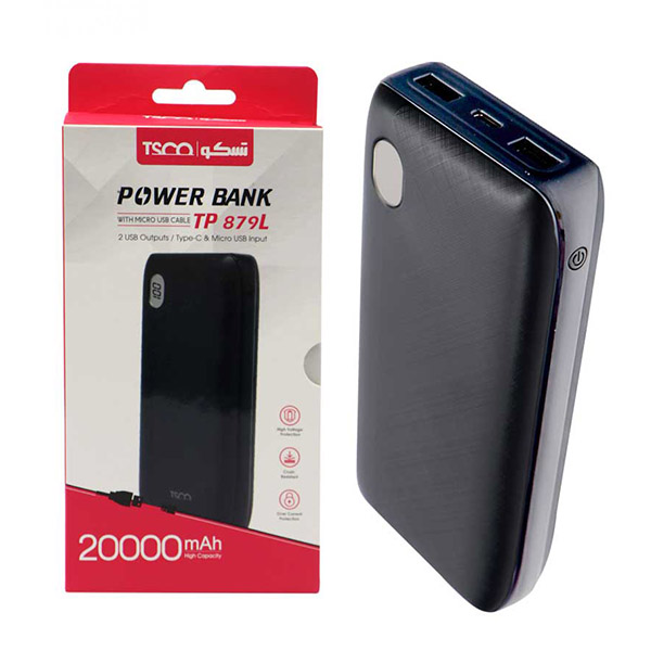 پاوربانک تسکو TSCO TP 879L 20000mAh — تصویر ۳