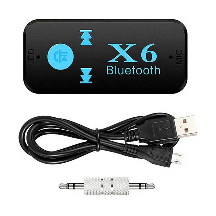 گیرنده بلوتوثی و رم خور Car Bluetooth X6