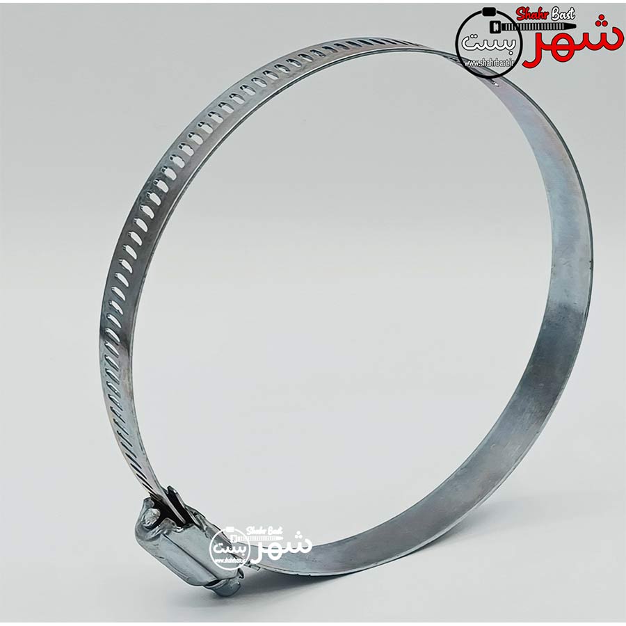 بست شلنگ فلزی سایز 105/121 میلیمتر برند اف اف (Ff) — تصویر ۳