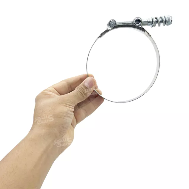 بست استیل فنردار فشار قوی کلمپر(CLAMPER) سایز۱۱۳-۱۰۵ میلیمتر — تصویر ۵