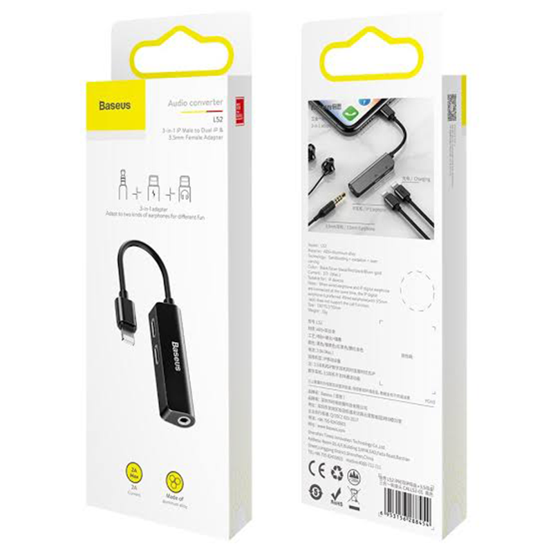 مبدل لایتنینگ مدل Audio Converter L52 باسئوس CALL52-01 — تصویر ۵