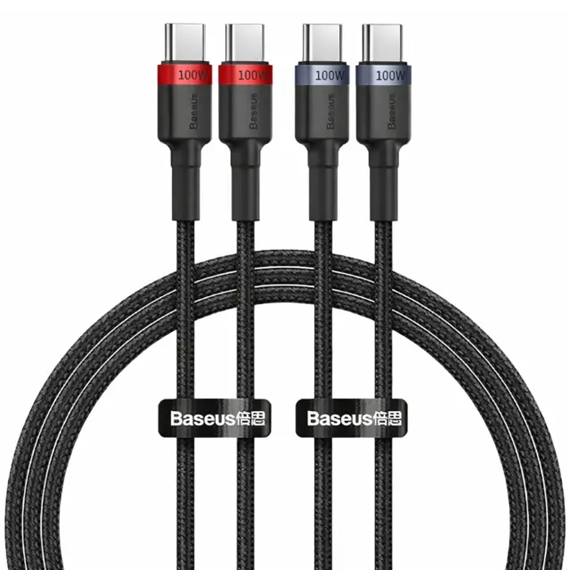 کابل 100 وات USB-C به USB-C مدل Cafule Charging Cable باسئوس P10318306003