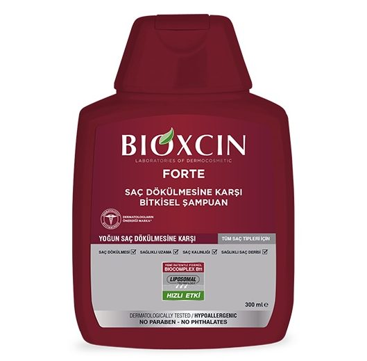 شامپو ضد ریزش بیوکسین فورت Bioxcin Forte حجم 300 میل — تصویر ۲