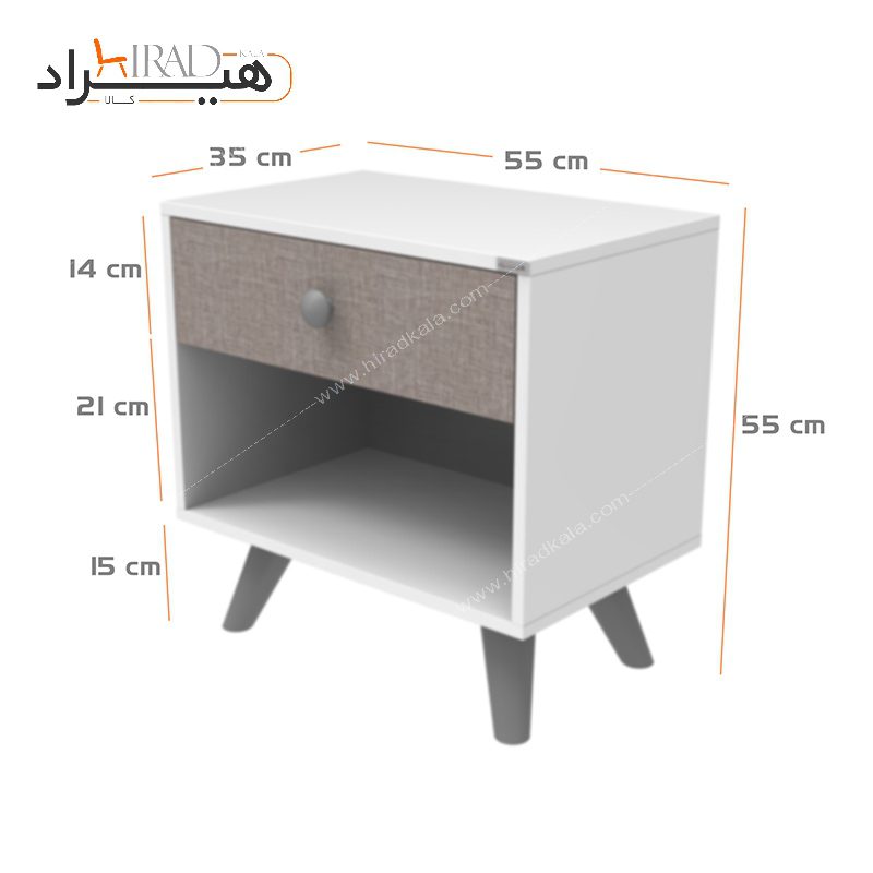 میز پاتختی هیراد مدل PT110 — تصویر ۷
