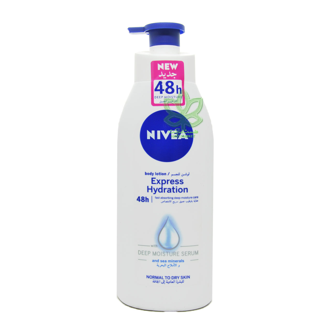 لوسیون بدن آبرسان عمیق پوست نرمال با مواد معدنی 400 میل نیوآ – nivea