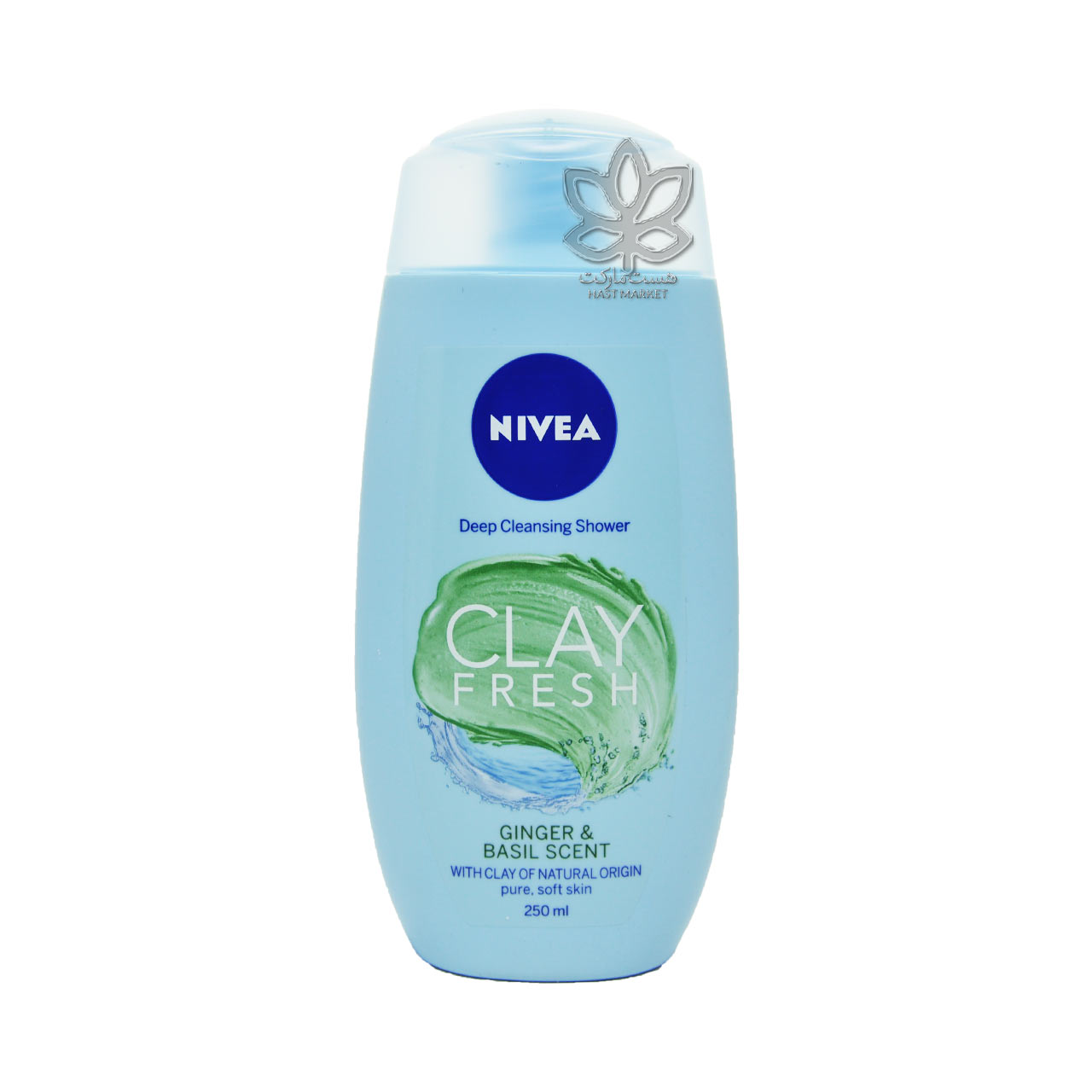شامپو بدن خاک رس ( پاک کننده عمیق ) رایحه زنجبیل 250 میل نیوآ – nivea