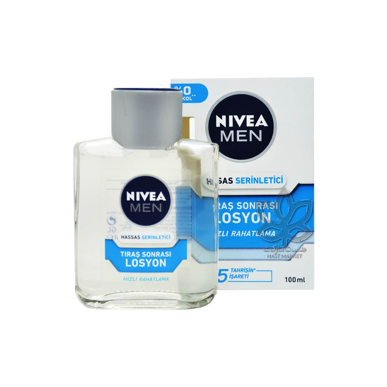 لوسیون افتر شیو خنک کننده پوست های حساس ۱۰۰ میل کول سنسیتیو نیوآ – nivea