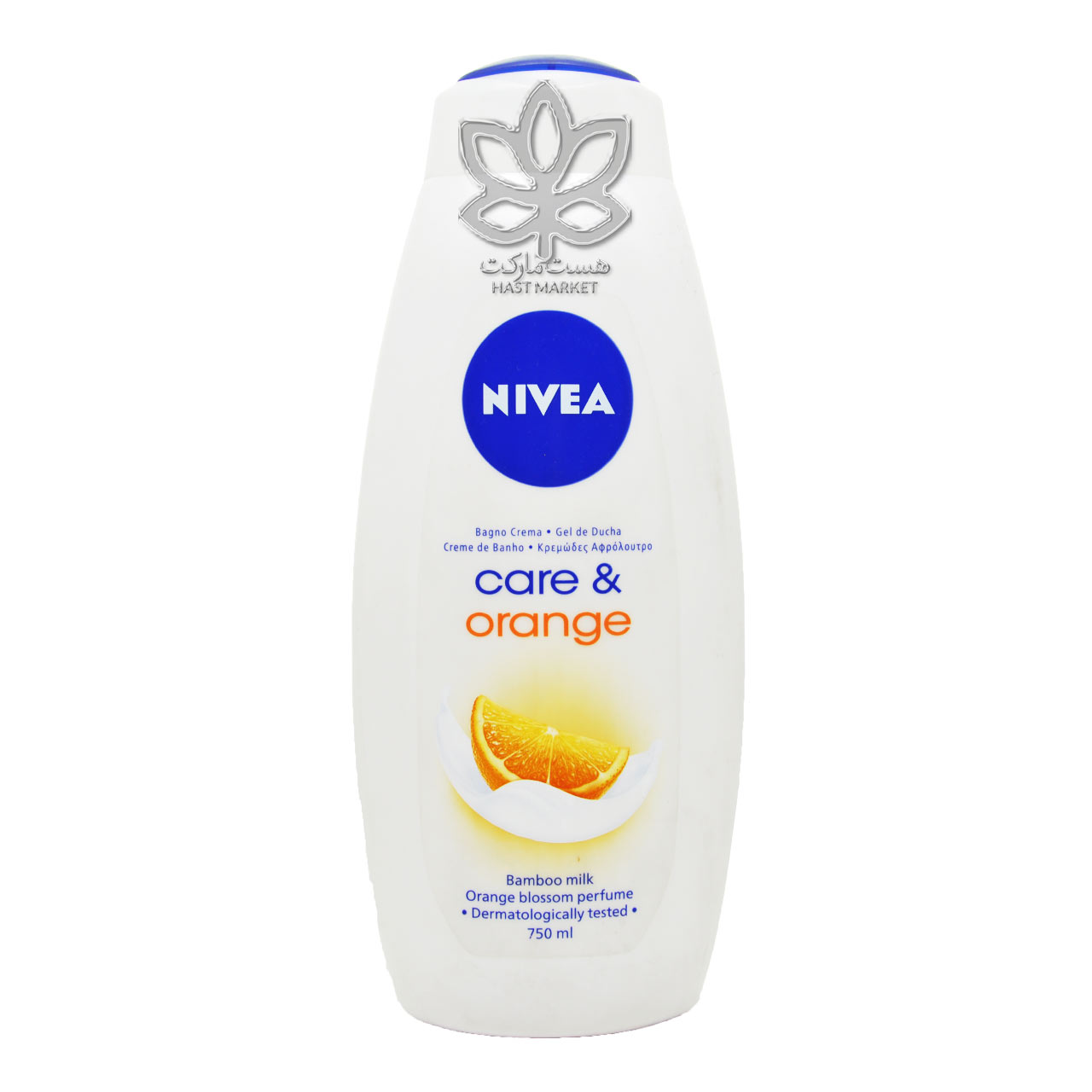 شامپو بدن کرمی رایحه شکوفه های پرتقال ۷۵۰ میل نیوا – nivea