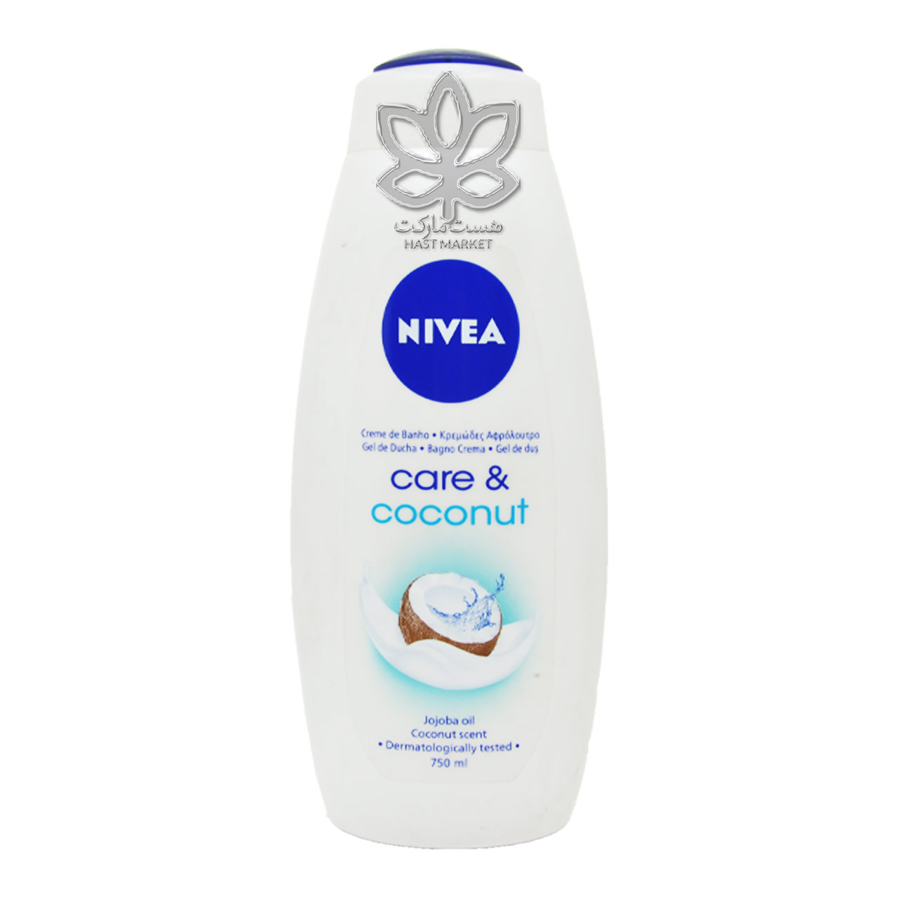 شامپو بدن کرمی رایحه نارگیل ۷۵۰ میل نیوا – nivea