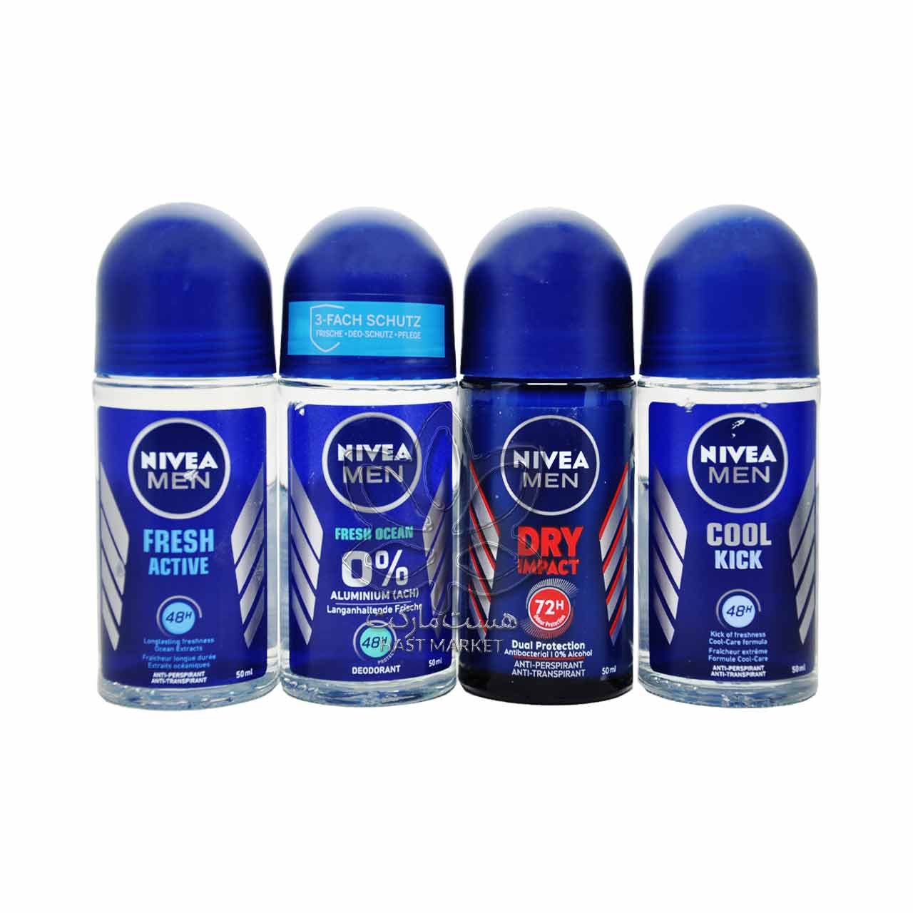 مام رول ضد تعریق آقایان کول کیک ۵۰ میل نیوآ – nivea — تصویر ۴
