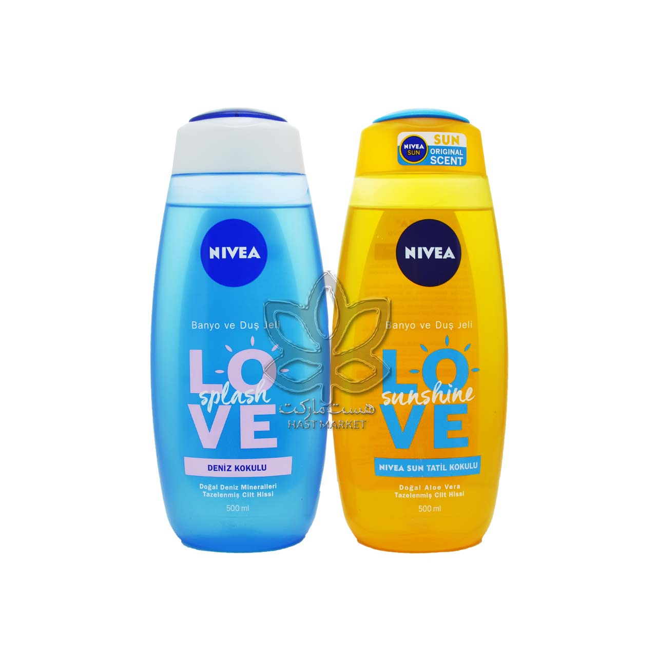 شامپو بدن املاح دریایی لاو اسپلش ۵۰۰ میل نیوآ – nivea — تصویر ۴