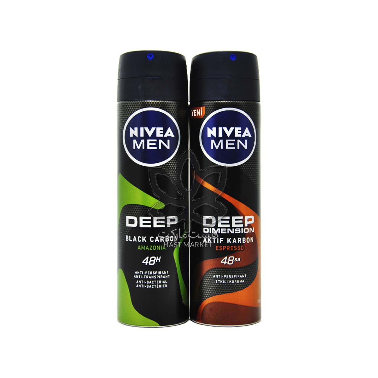 اسپری ضد تعریق مردانه اسپرسو دیپ دایمنشن ( زغال فعال ) ۱۵۰ میل نیوآ – nivea — تصویر ۴
