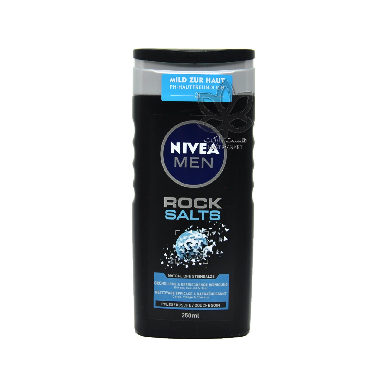 شامپو سر و بدن آقایان راک سالت ۲۵۰ میل نیوآ – nivea
