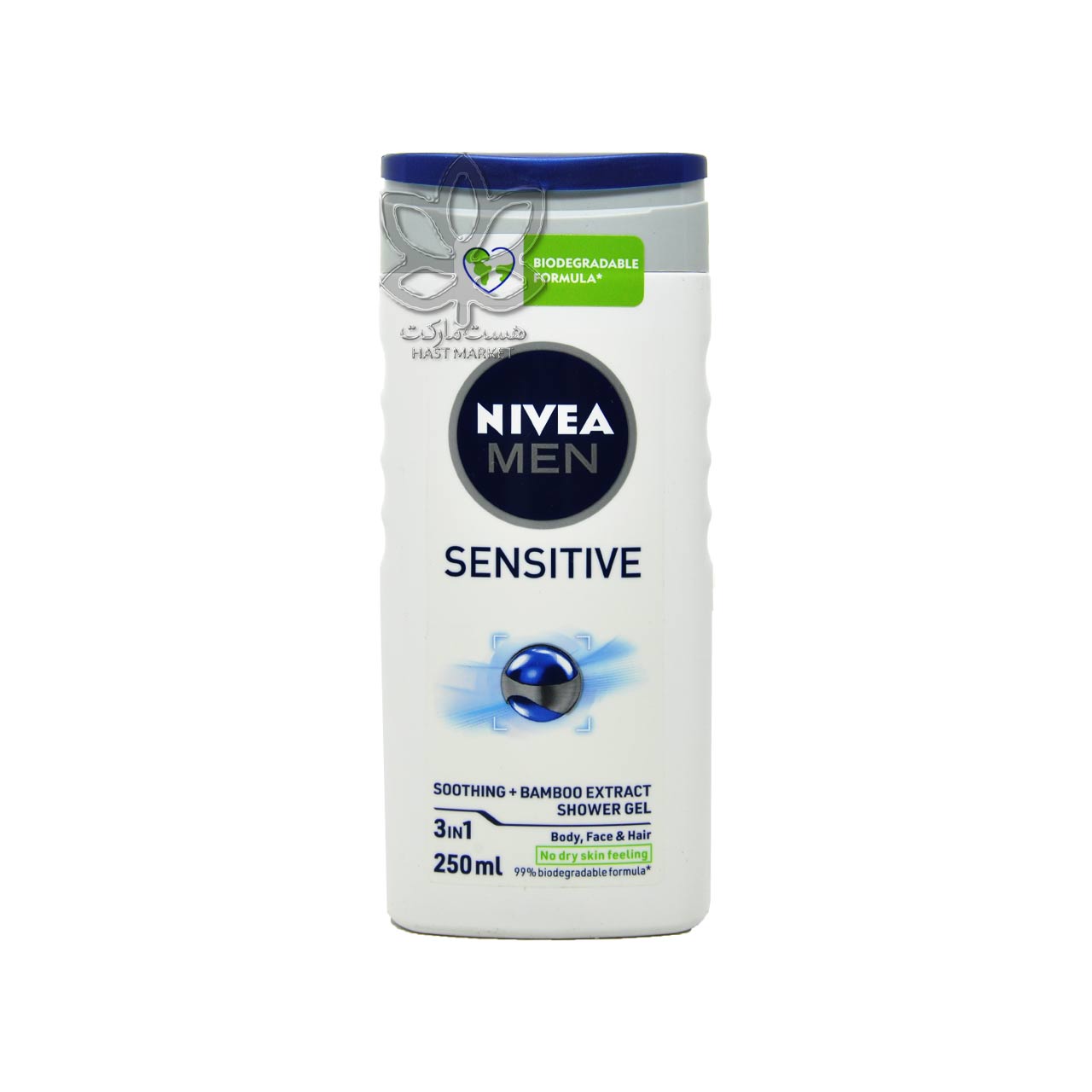 شامپو سر و بدن آقایان سنسیتیو ( پوست های حساس ) ۲۵۰ میل نیوآ – nivea