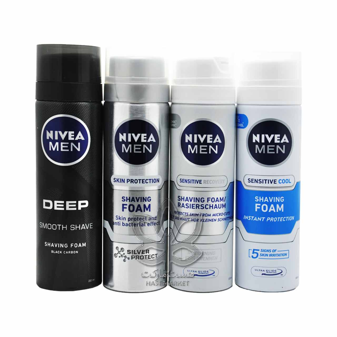 فوم اصلاح اسکین پروتکشن ( آنتی باکتریال ) ۲۰۰ میل نیوآ – nivea — تصویر ۴
