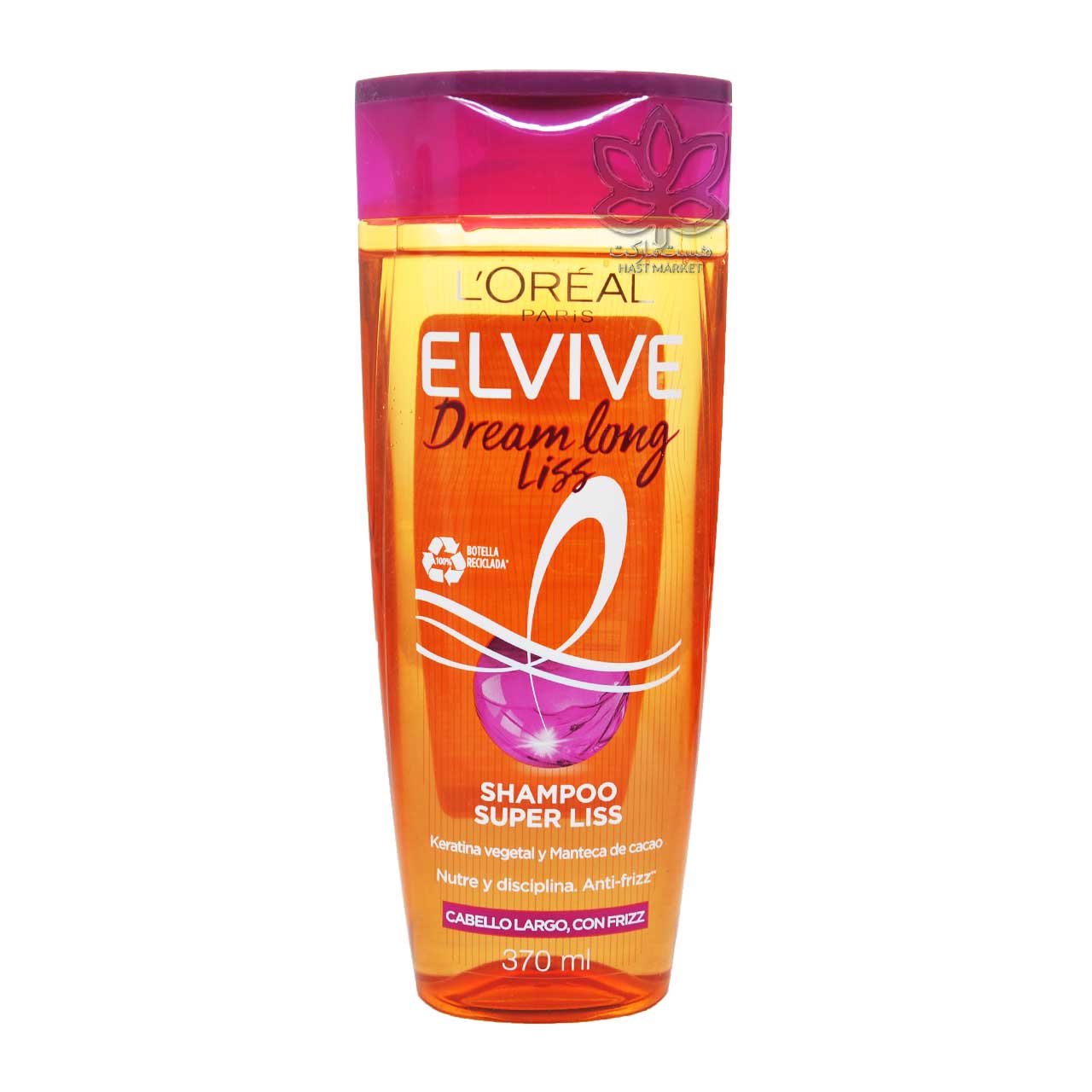 شامپو مغذی ضد موخوره کراتین گیاهی و کره کاکائو 370 میل لورآل – loreal