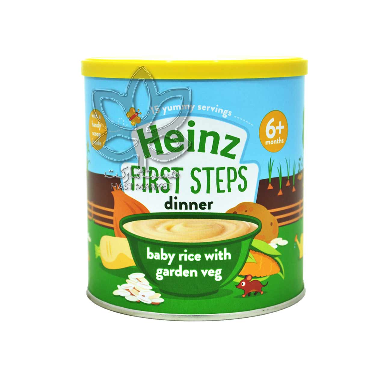 غذای کمکی برنج و سبزیجات شب ( مناسب ۶ ماه به بالا ) ۲۴۰ گرم هاینز – heinz