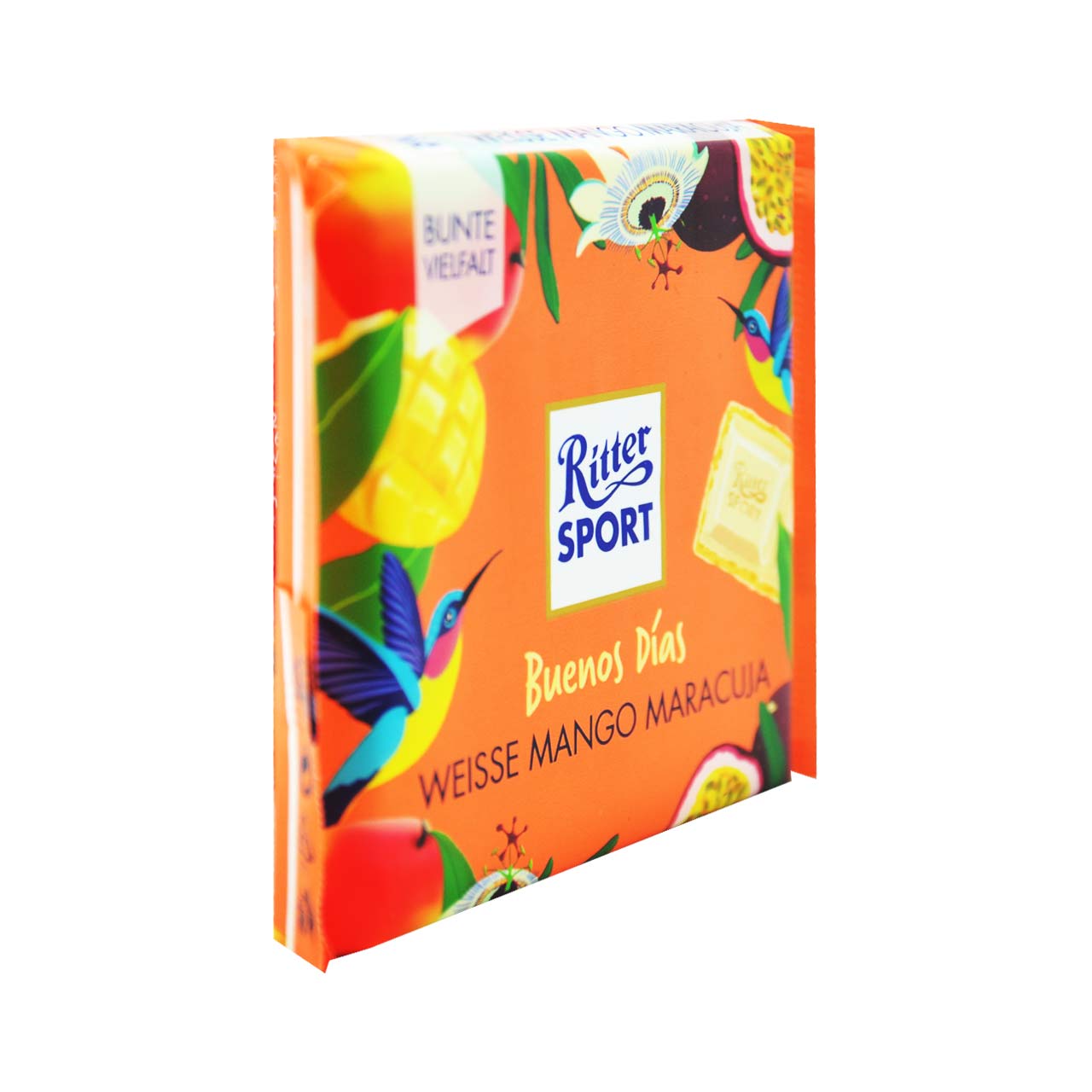 شکلات سفید با کرم انبه و پشن فروت ۱۰۰ گرم ریتر اسپورت – Ritter Sport — تصویر ۳
