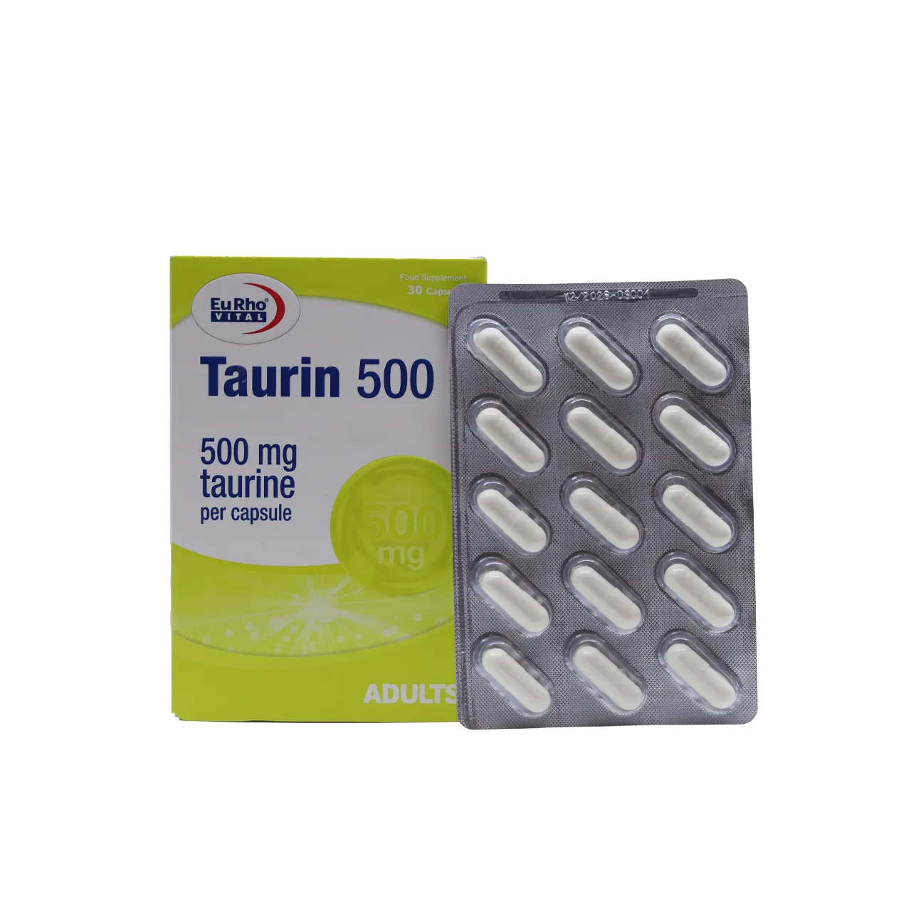 کپسول تائورین 500 یوروویتال 30 عدد