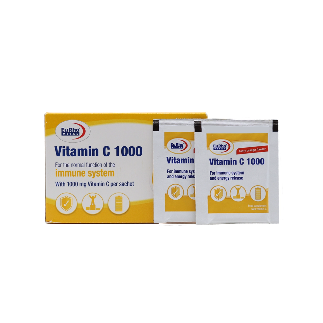 ساشه ویتامین C 1000 میلی گرم یوروویتال 30 عدد