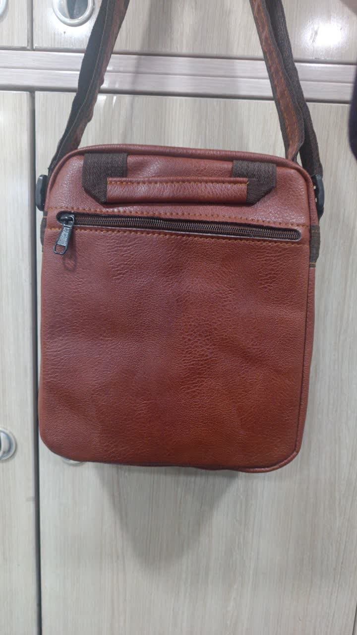کیف دوشی چرم صنعتی درجه یک مدل HR-007 — تصویر ۳