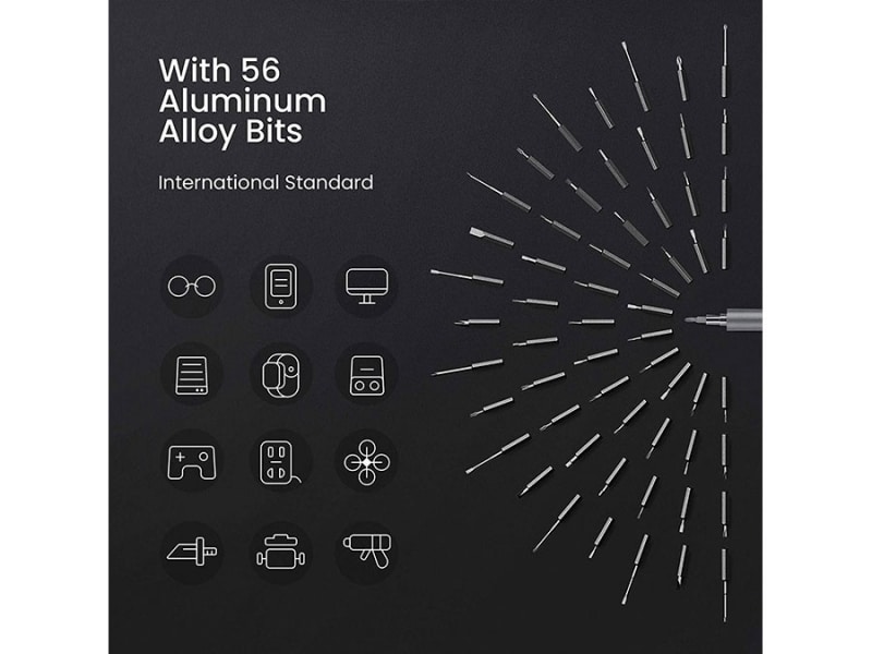 پیچ گوشتی شارژی شیائومی Xiaomi Wowstick 1F+ 69 in 1 Electric Screwdriver — تصویر ۷