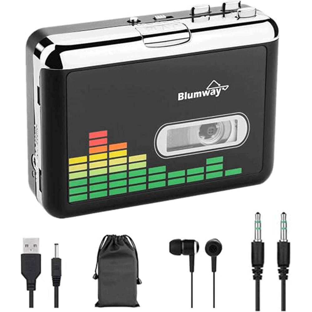 تبدیل‌کننده نوار کاست به MP3 بلوم‌وی BlumWay | پخش‌کننده کاست و تبدیل USB — تصویر ۲