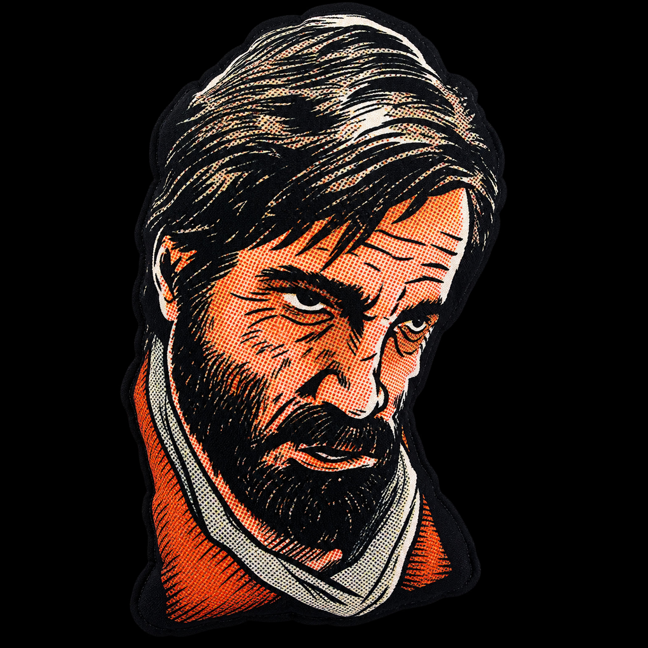 کوسن گیمینگ طرح Last of us Comic-Style Bearded Portrait Pillow