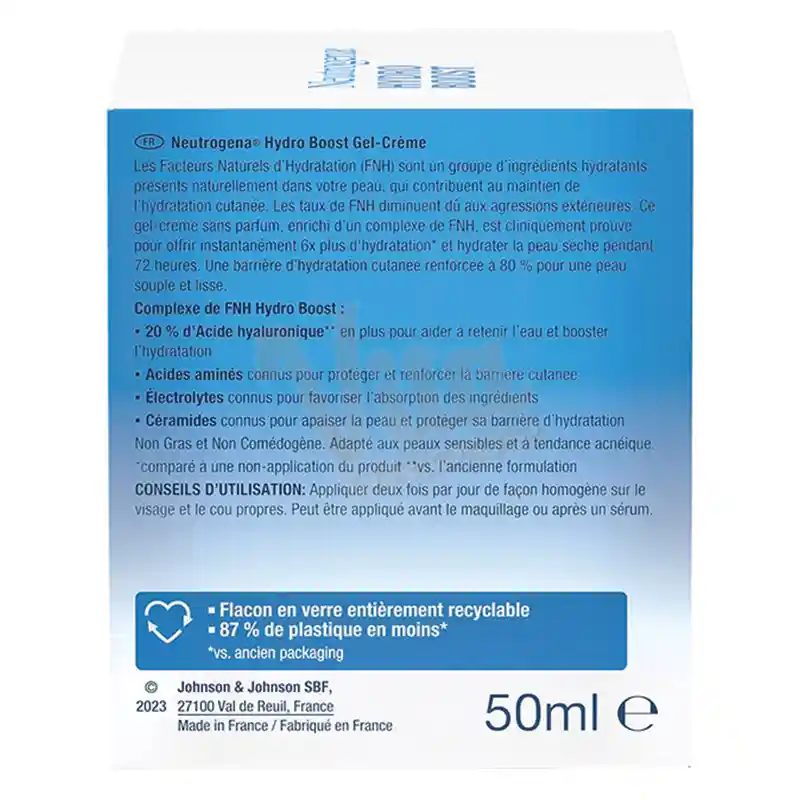 ژل کرم نوتروژینا مدل Hydro Boost حجم 50 میل — تصویر ۵