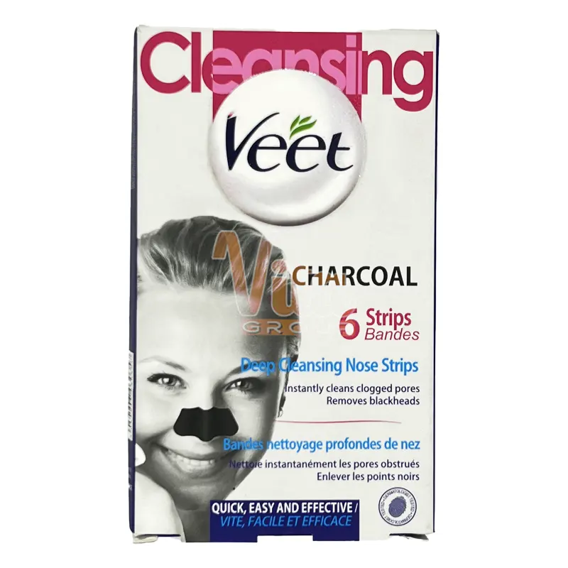 چسب بینی ویت مشکی Nettoyage Charcoal بسته 6 عددی — تصویر ۲