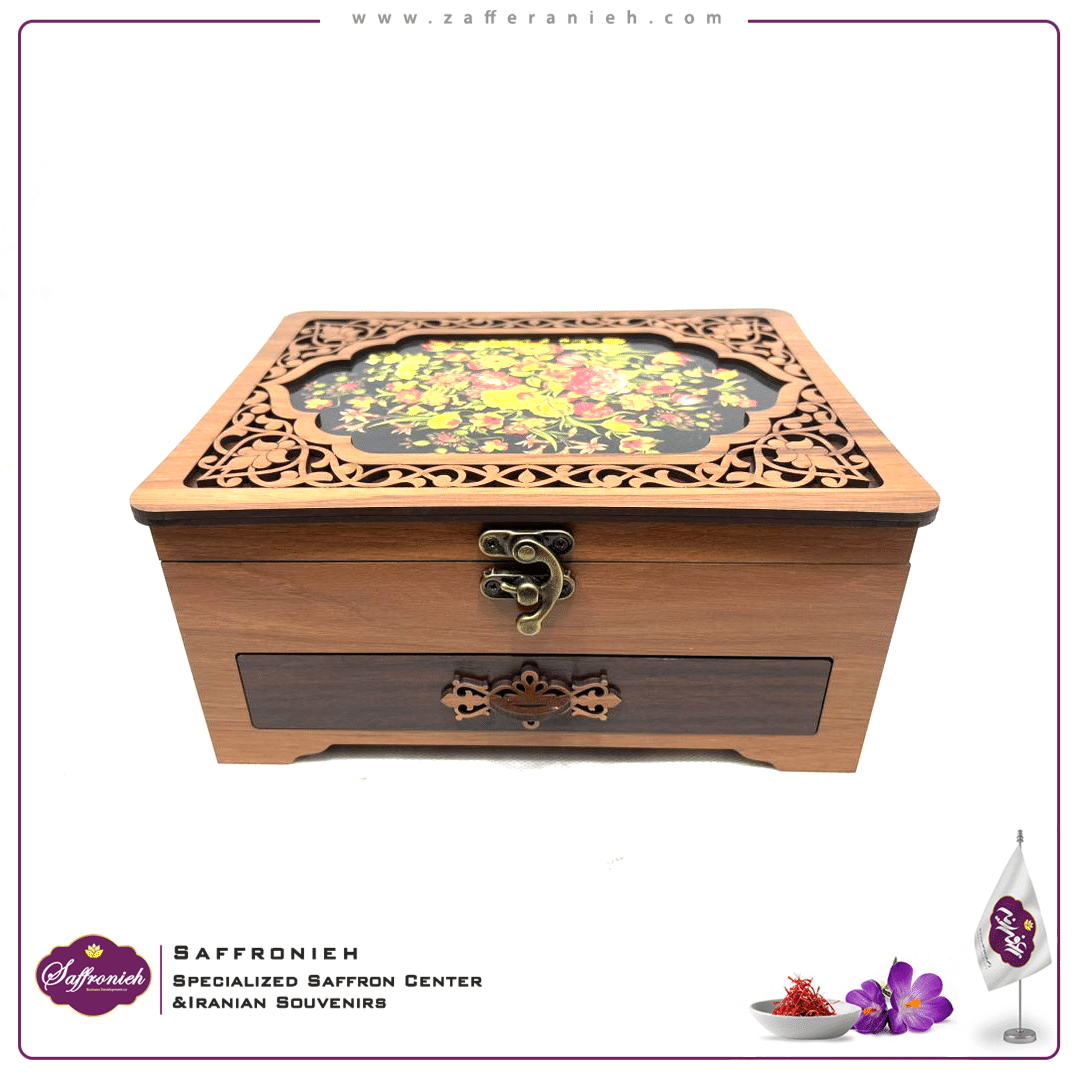 جعبه MDF آجیلی دمنوشی مدل سهند