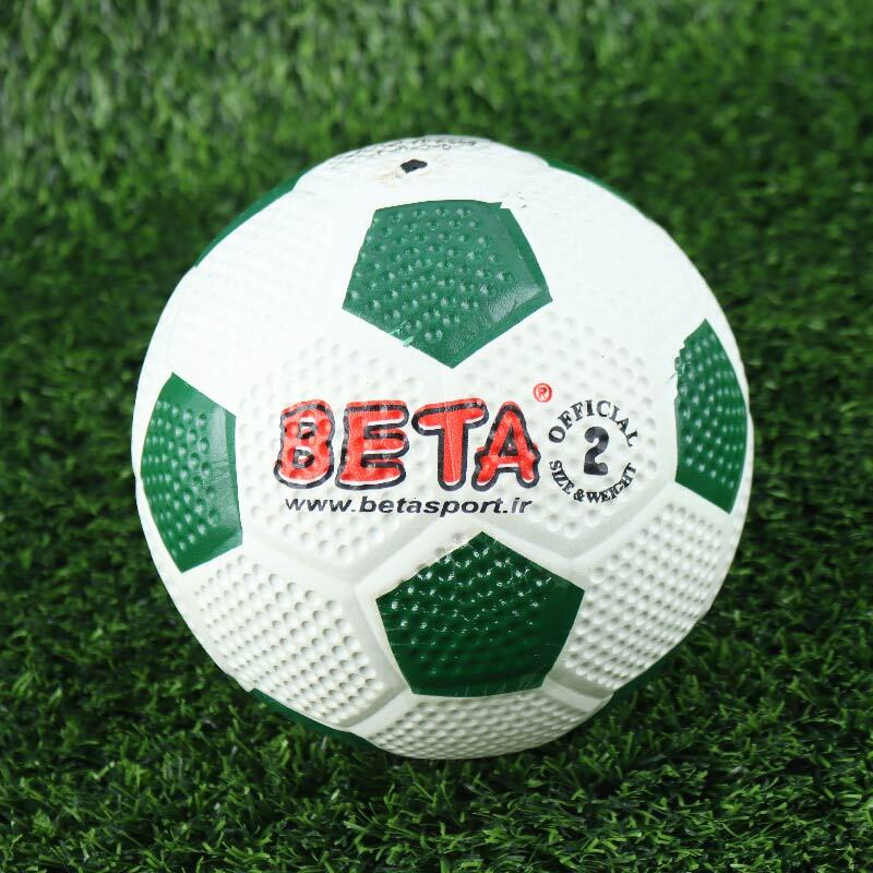 توپ فوتبال لاستیکی Beta سایز 2