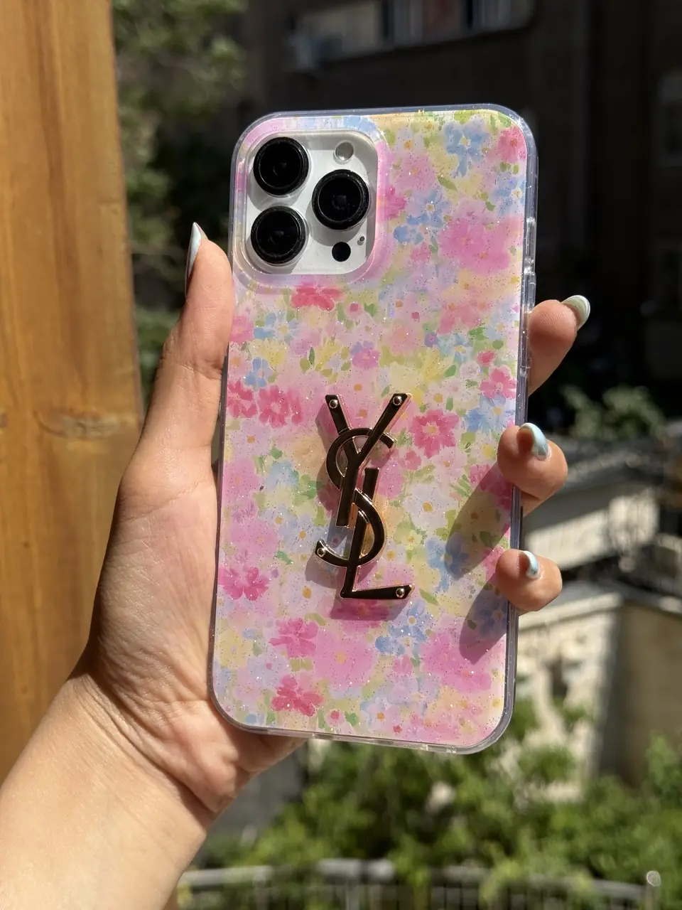 قاب YSL Pink Garden (کدC2244) — تصویر ۷
