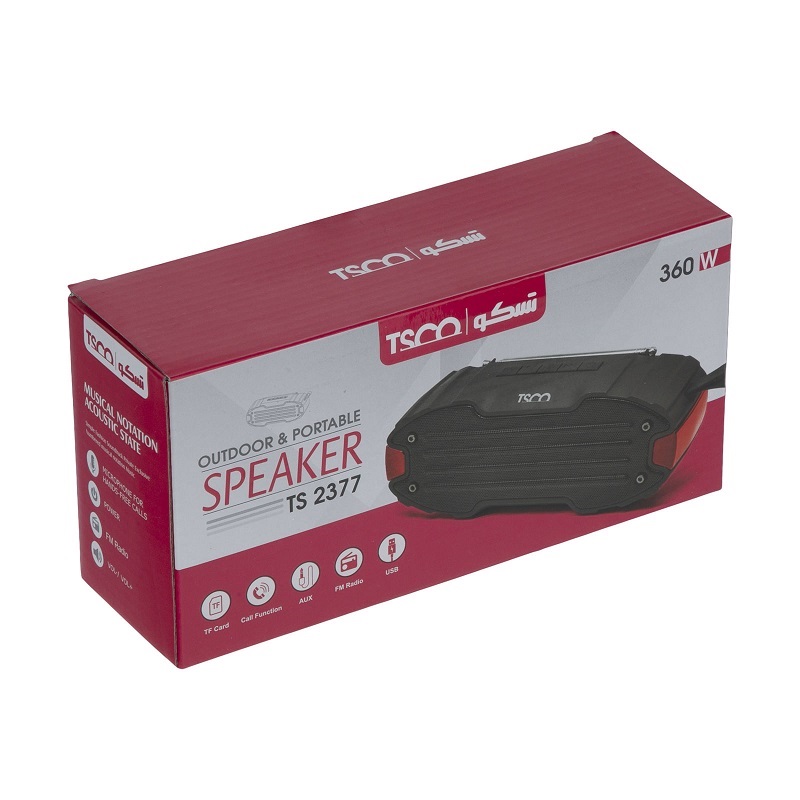 اسپیکر بلوتوثی TS 2377 تسکو — تصویر ۳