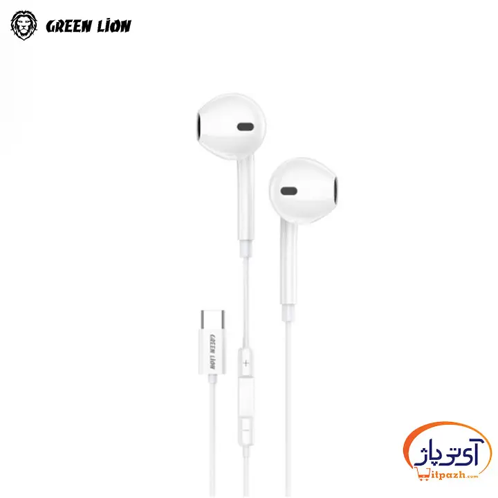 هندزفری سیمی گرین لاین تایپ سی Stereo Earphones — تصویر ۲
