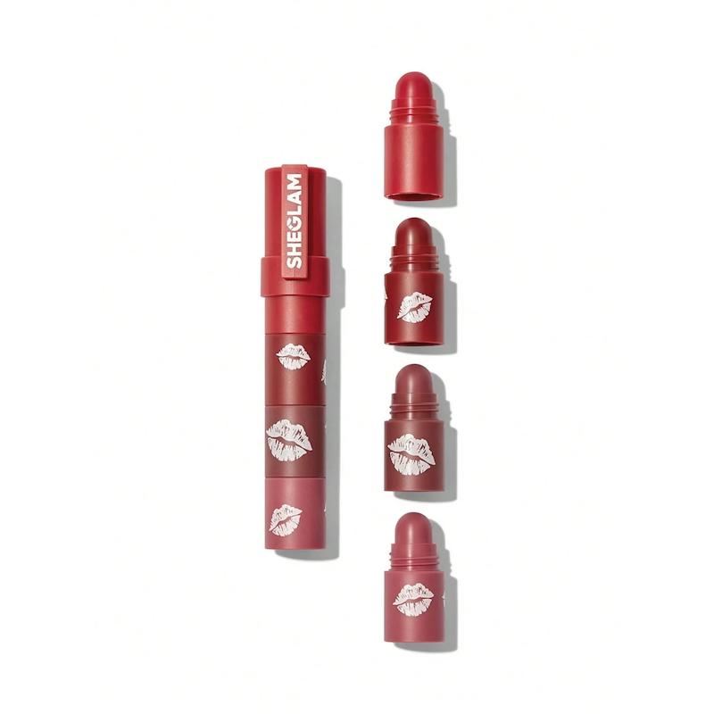 رژ لب 4 در 1 شیگلم 4in-1lip-petal stack sheglam
