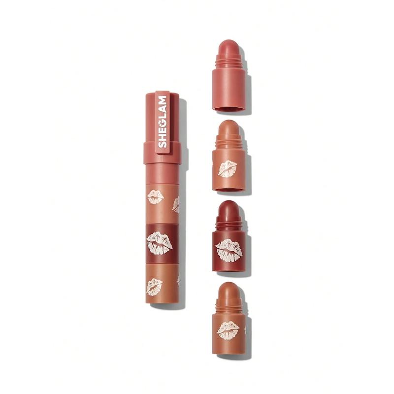 رژلب 4 در 1 شیگلم 4in-1lip-bare stack sheglam