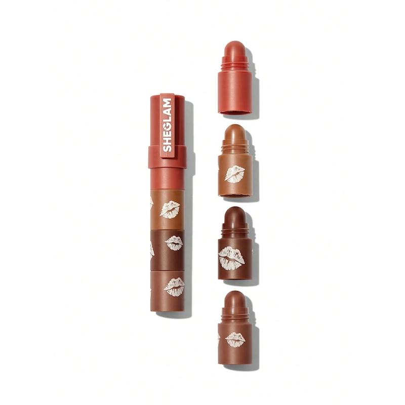 رژلب 4 در 1 شیگلم 4in-1lip-browni stack sheglam