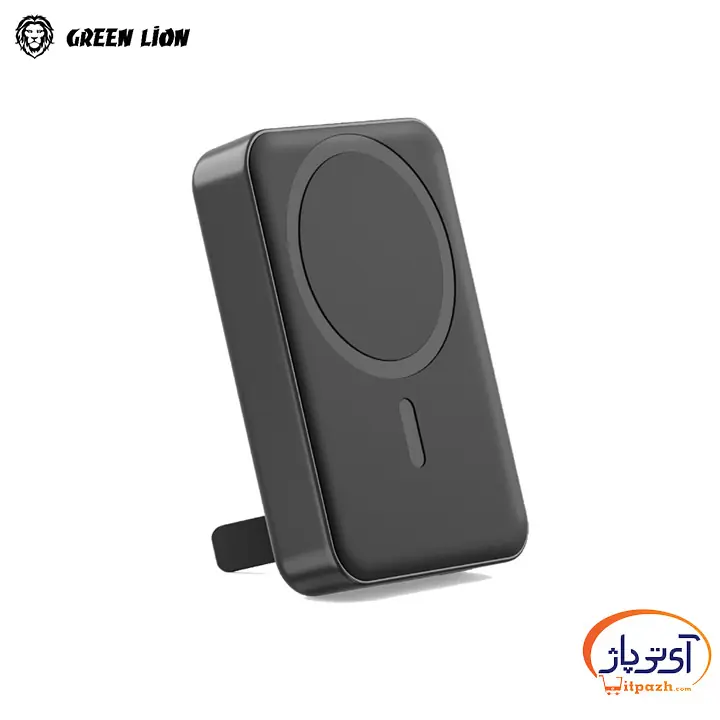 پاوربانک وایرلس مگنتی 20W گرین لاین Kick Stand GL-PB31 ظرفیت 10000mAh — تصویر ۲