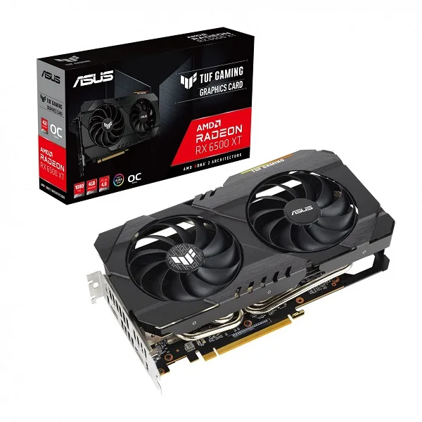 کارت گرافیک ایسوس ASUS TUF GAMING RX 6500 XT OC 4G