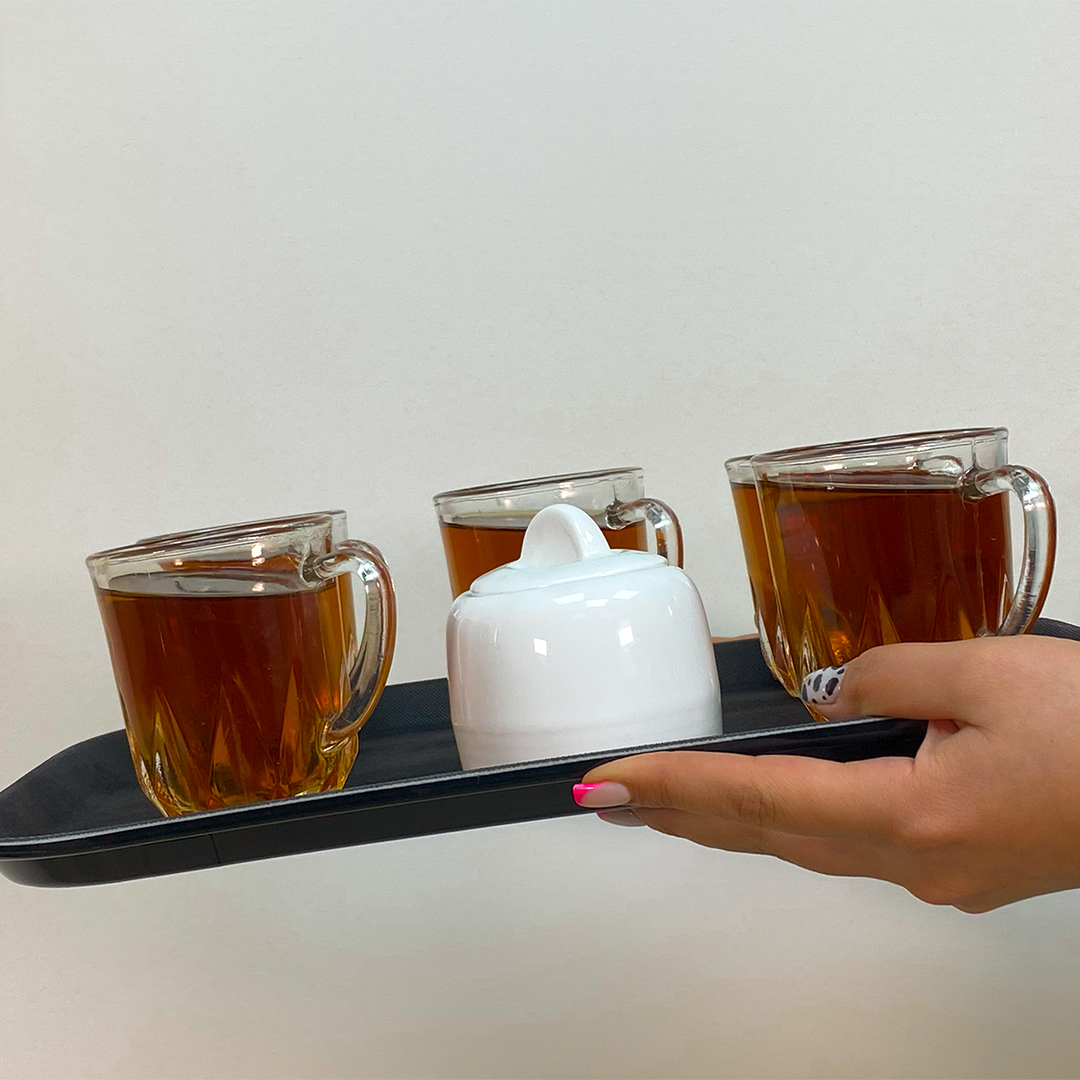 سینی گرد استپ دار قطر 41 سانتی متری وارداتی ABA — تصویر ۵