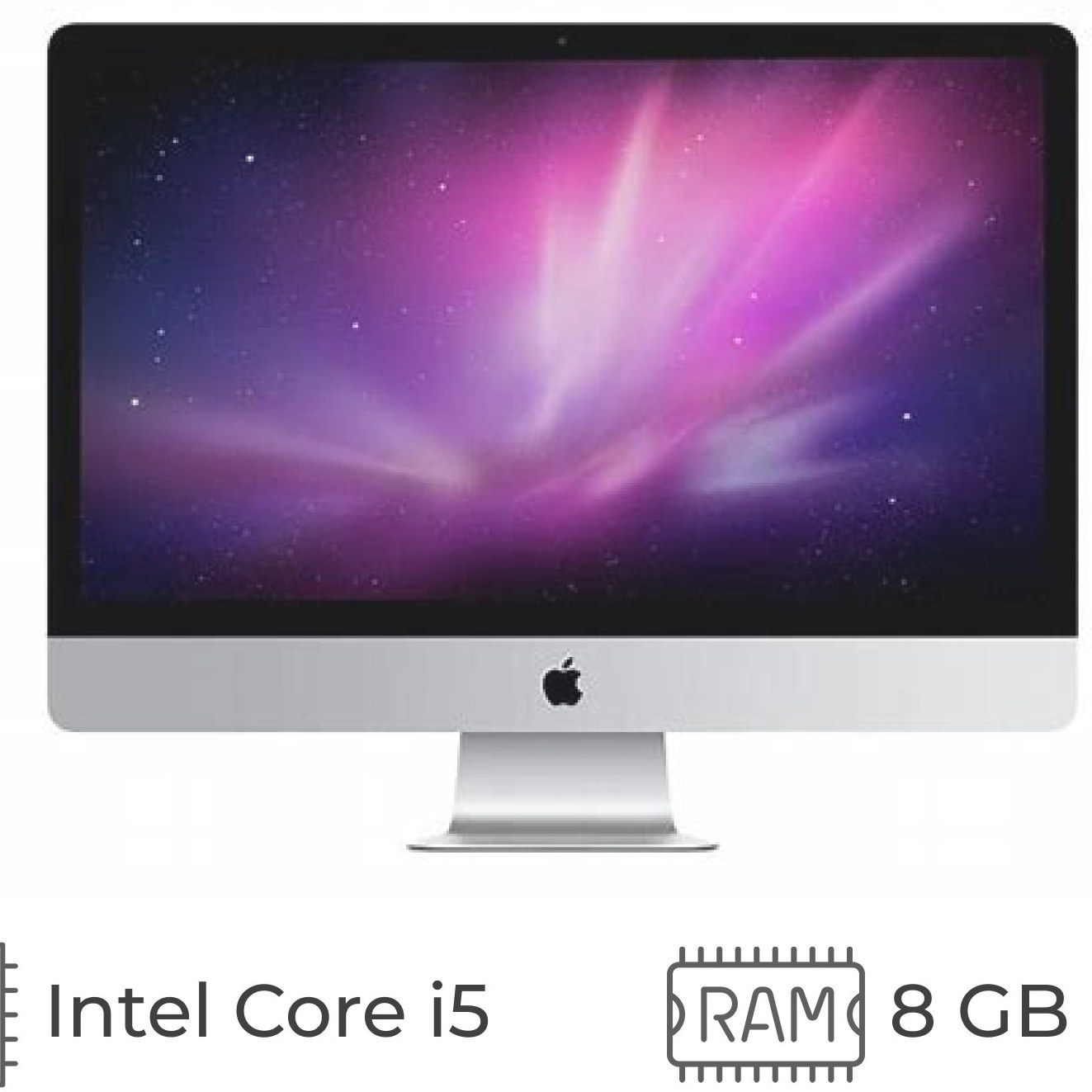 کامپیوتر آل این وان اپل iMac A1418 ۲۱.۵ اینچ پردازنده Core i5 رم ۸ گیگابایت
