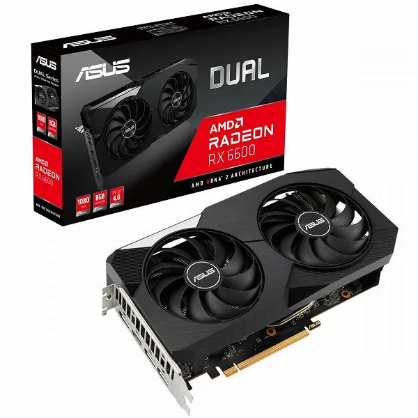 کارت گرافیک ایسوس ASUS DUAL RX 6600 8G