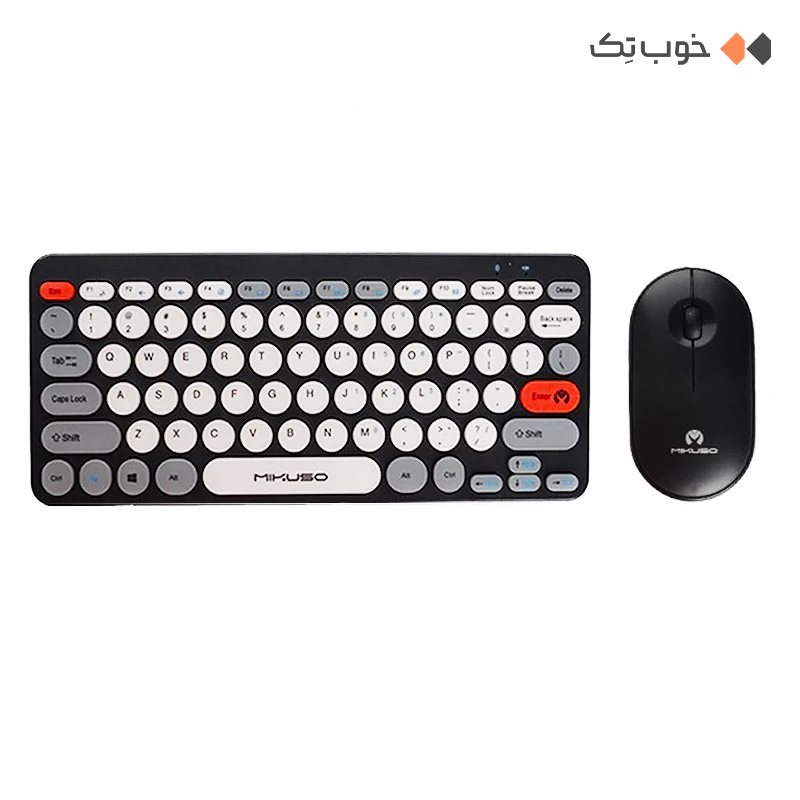 کیبورد و ماوس بیسیم میکاسو مدل KB-C027 — تصویر ۵