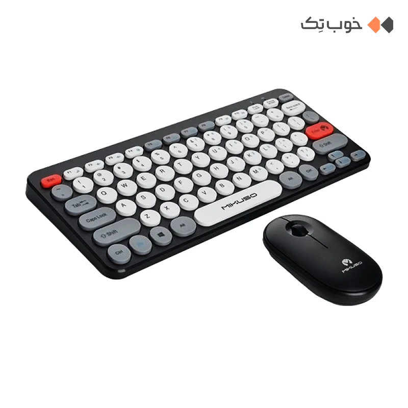 کیبورد و ماوس بیسیم میکاسو مدل KB-C027 — تصویر ۳