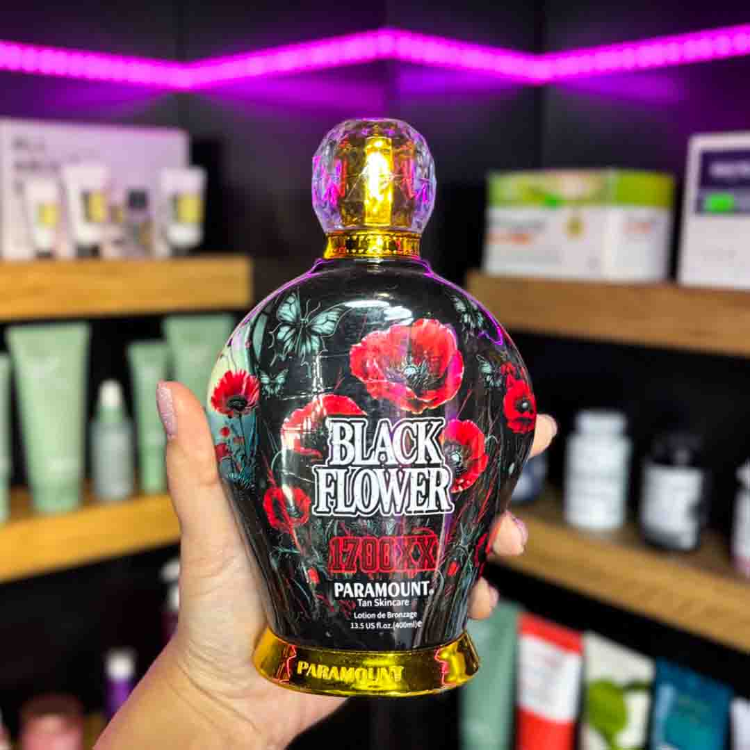 لوسیون سولاریوم پارامونت مدل BLACK FLOWER حجم 400 میل کد (3132)