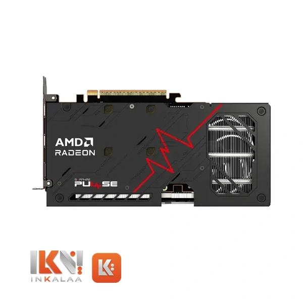 کارت گرافیک سافایر مدل PULSE Radeon RX 9060 XT Gaming OC با حافظه 16 گیگابایت — تصویر ۶