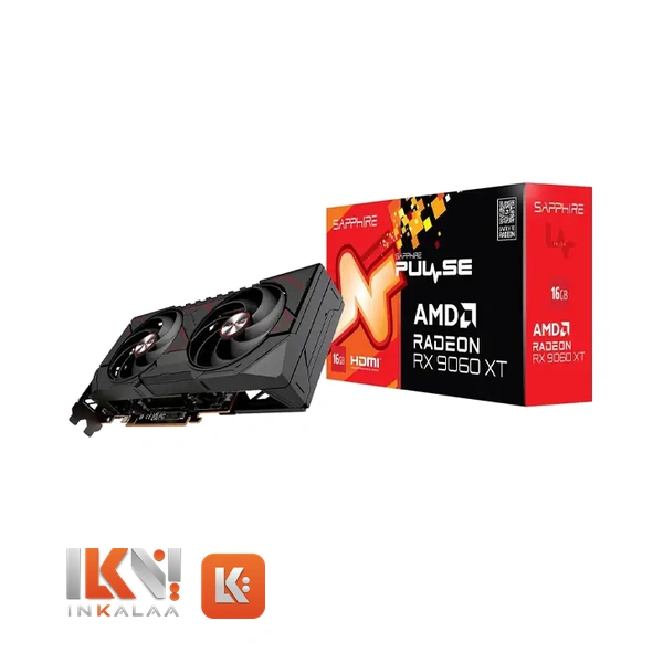کارت گرافیک سافایر مدل PULSE Radeon RX 9060 XT Gaming OC با حافظه 16 گیگابایت — تصویر ۲