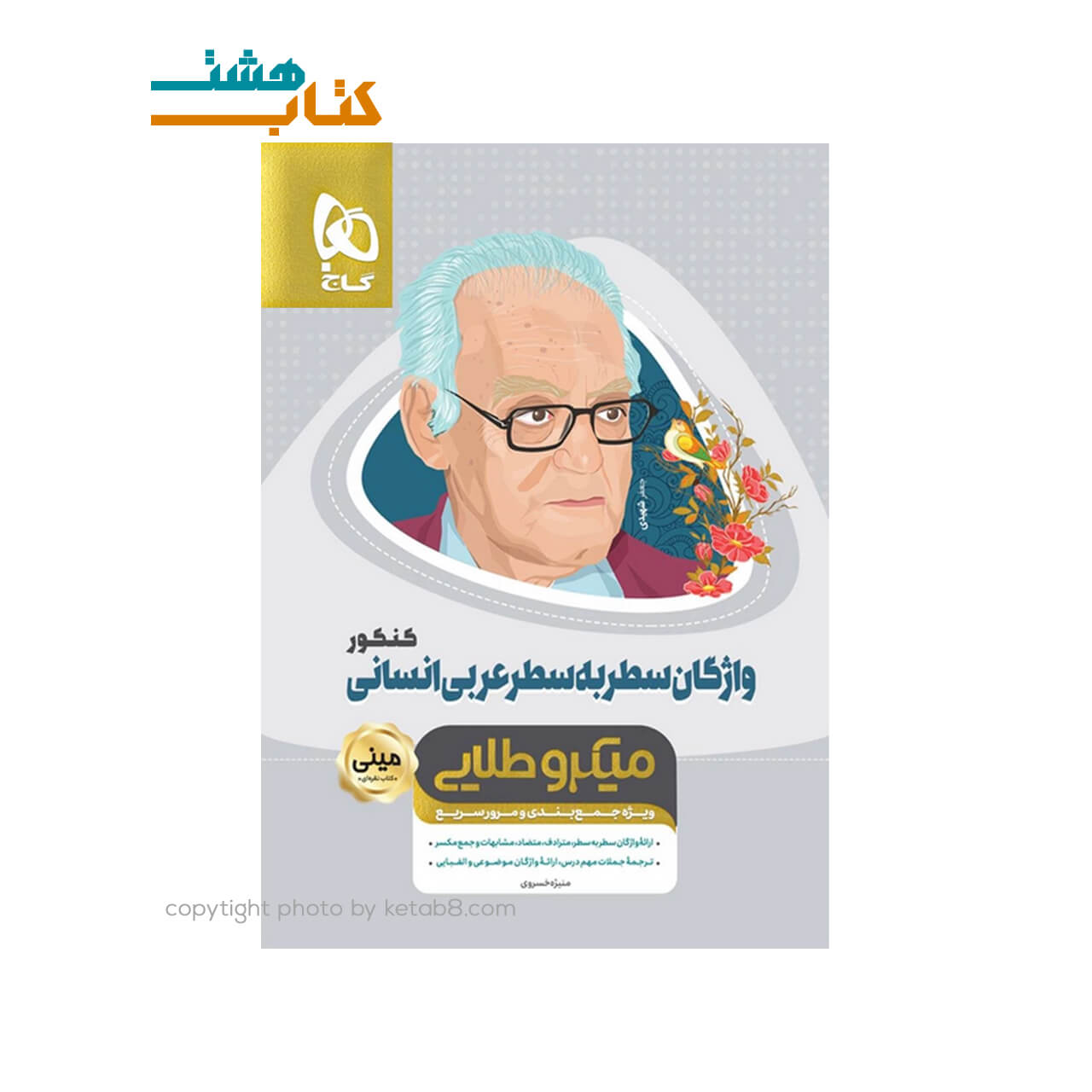 کتاب واژگان سطر به سطر عربی جامع کنکور انسانی سری مینی میکرو طلایی – نظام جدید